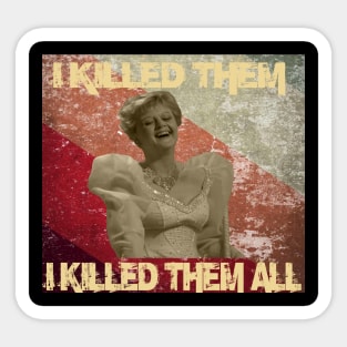 vintage murder she wrote Sticker